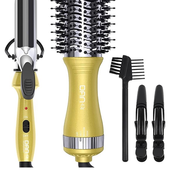 DAN•GT HAIRSTYLING SET HOT AIR BRUSH/CURLING IRON - Picture 4 of 4